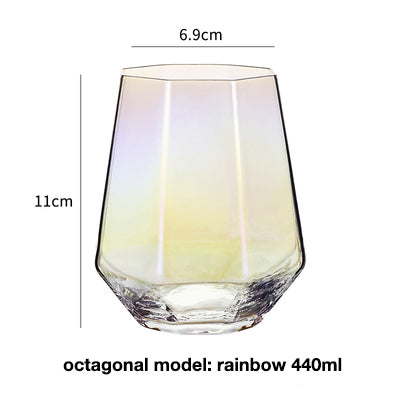 Clear glass cup whiskey glass - Mubimart -  