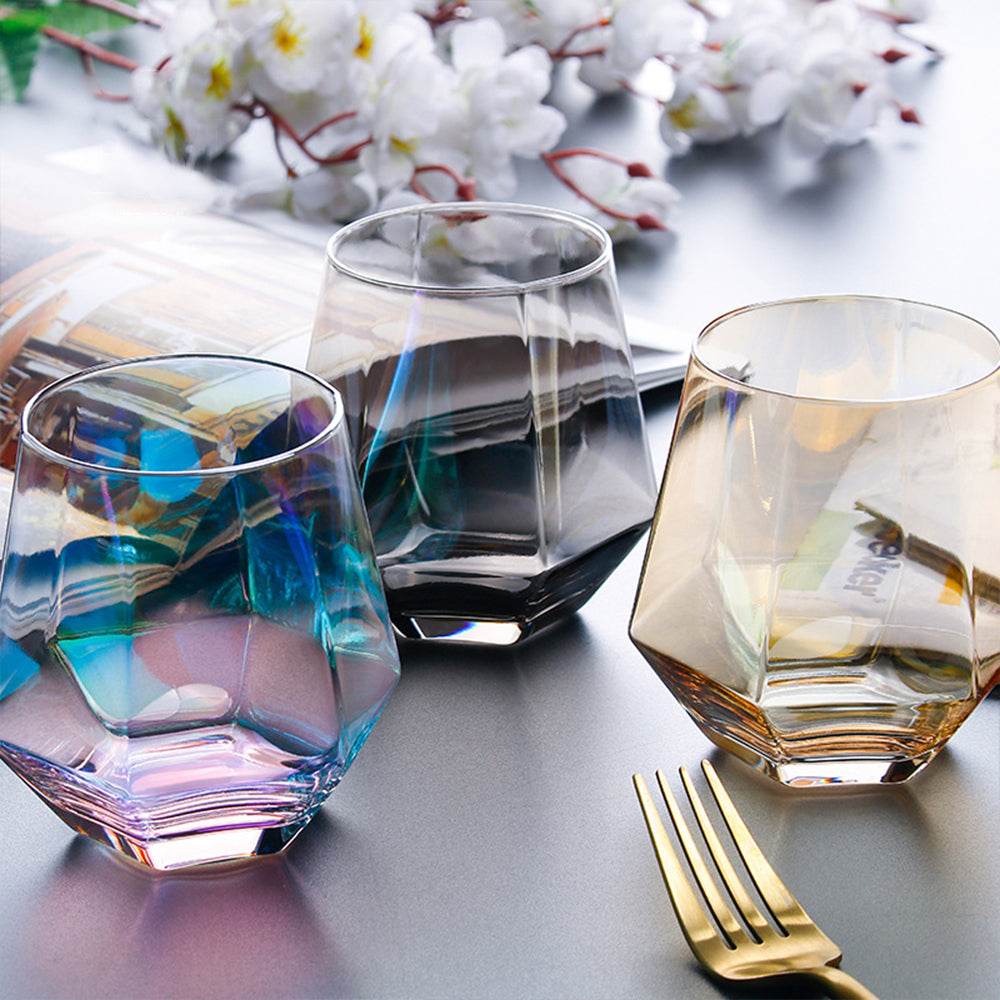 Clear glass cup whiskey glass - Mubimart