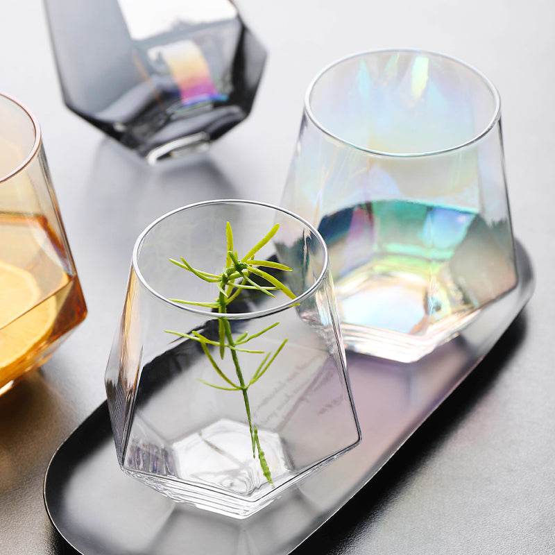 Clear glass cup whiskey glass - Mubimart