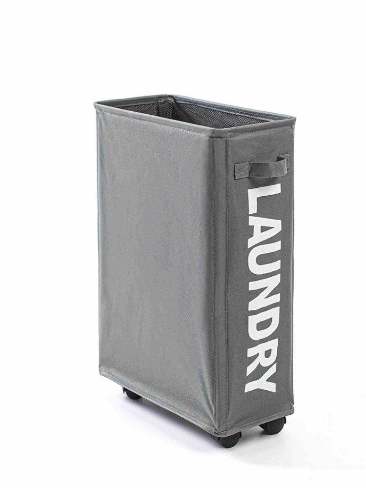 Clothes Fabric Folding Basket Dirty Bathroom Folding Basket - Mubimart