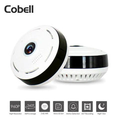 Cobell 960P Wifi IP Camera Home Security Wireless 360 Degree Panoramic CCTV Camera Night Vision Fish Eyes Lens VR Cam - Mubimart - Security Camera 