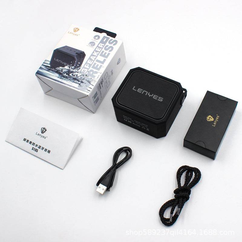 Coldy Lion Lenyes Wireless Bluetooth Speaker Sound Waterproof Drop-proof Subwoofer 360 Degree Surround S105 - Mubimart