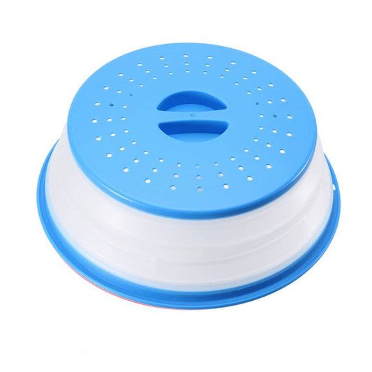 Collapsible Microwave Ovens Cover Food Storage Fresh-keeping Cover Fruit Vegetables Colander Strainer Lid Drain Basket - Mubimart