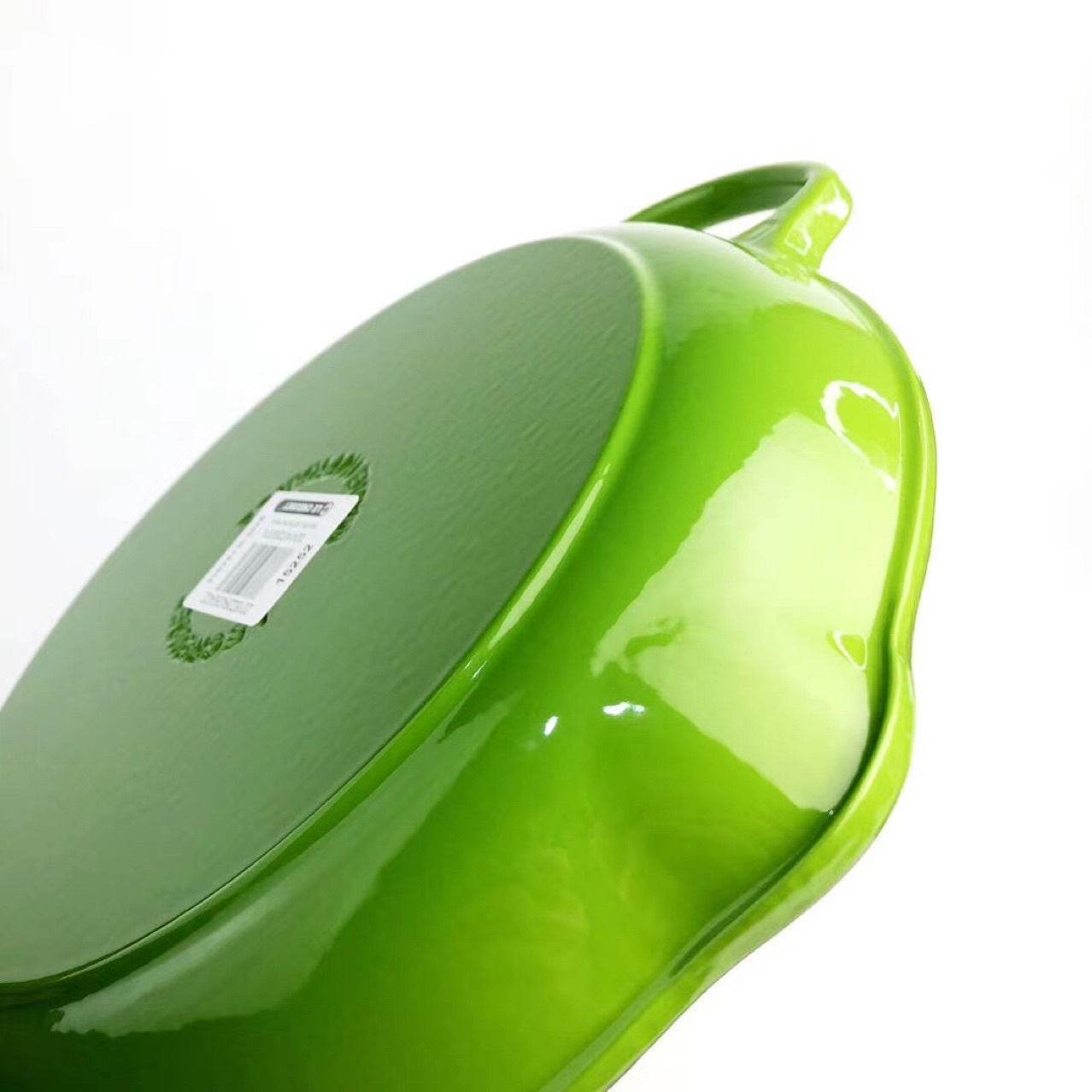 Color Cast Iron Enamel Frying Pan - Mubimart