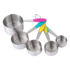 Color Stainless Steel Measuring Spoon 10-piece Set Measuring Cup With Scale Cup Measuring Spoon - Mubimart - Measuring Cup 