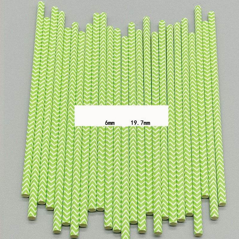 Color paper straws bronzing straws - Mubimart