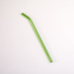 Colored High Borosilicate Environmentally Friendly Heat-resistant Curved Glass Straws - Mubimart -  