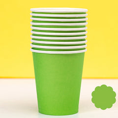 Colored Paper Plates Handmade Eco-friendly Paper Plates Paper Cups - Mubimart -  