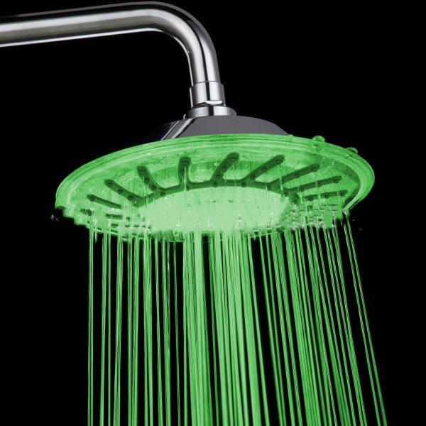 Colorful LED With Four Colors And 8 Inches Shower Head - Mubimart -  