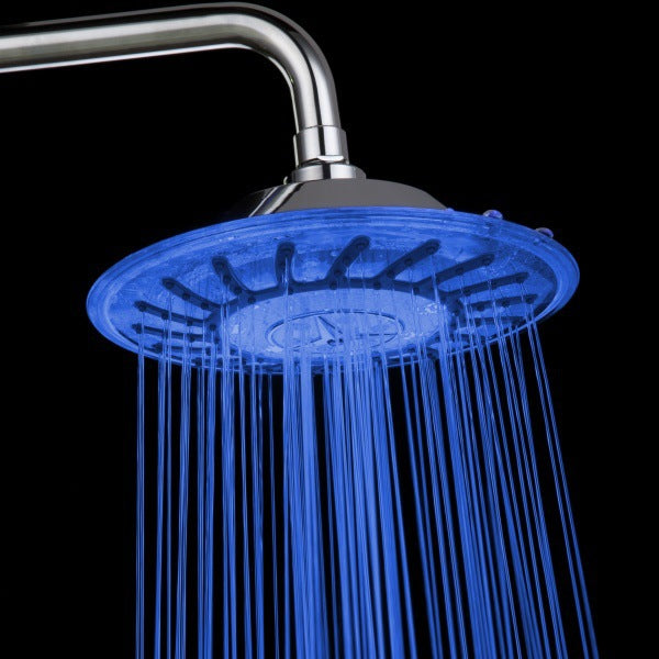 Colorful LED With Four Colors And 8 Inches Shower Head - Mubimart -  