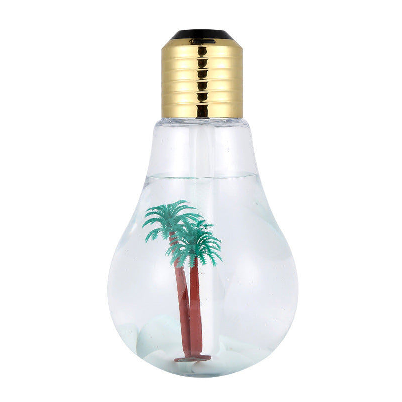 Colorful Light Bulb Humidifier Air Ultrasonic USB Essential Oil Diffuser Atomizer Freshener Mist Maker For Home Office - Mubimart -  