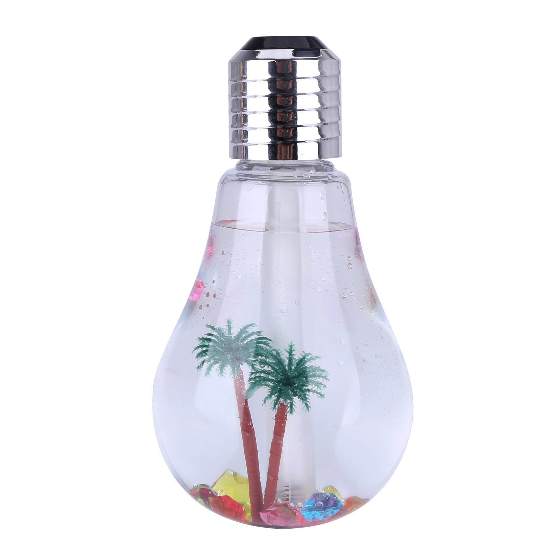 Colorful Light Bulb Humidifier Air Ultrasonic USB Essential Oil Diffuser Atomizer Freshener Mist Maker For Home Office - Mubimart