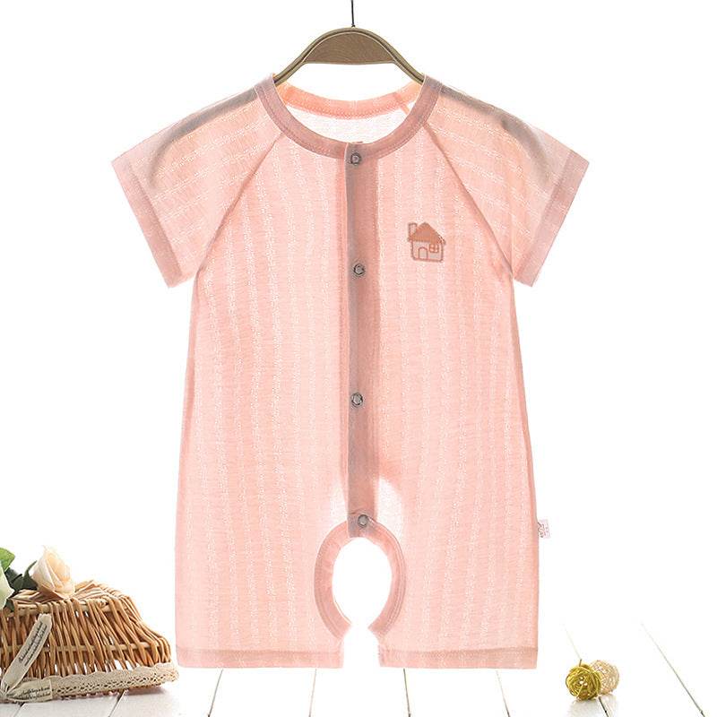 Comfortable Baby's One-Piece Summer Clothes | Pure Cotton Infant Pajamas - Mubimart