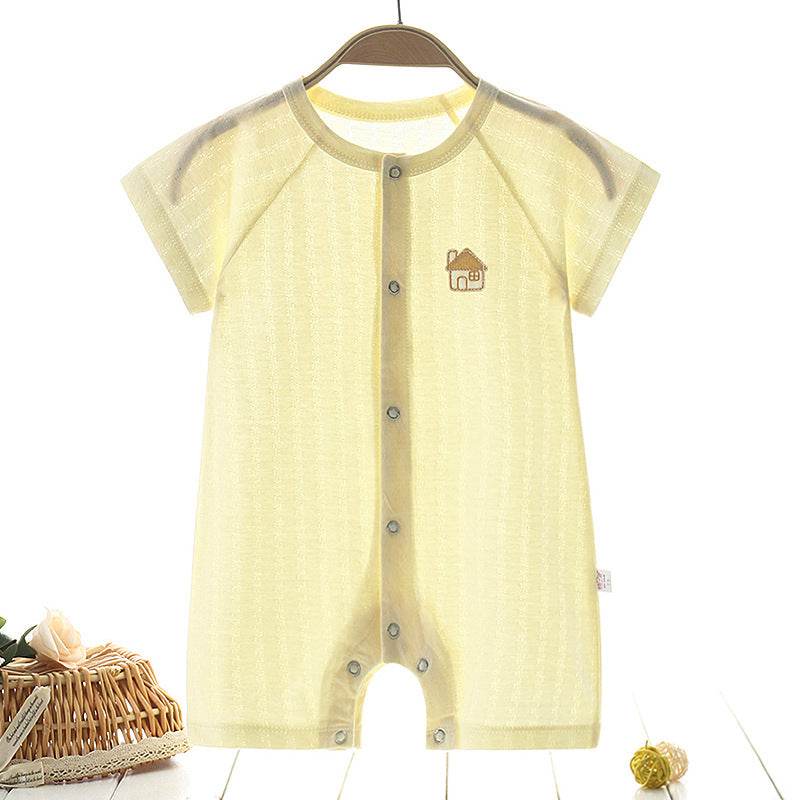 Comfortable Baby's One-Piece Summer Clothes | Pure Cotton Infant Pajamas - Mubimart