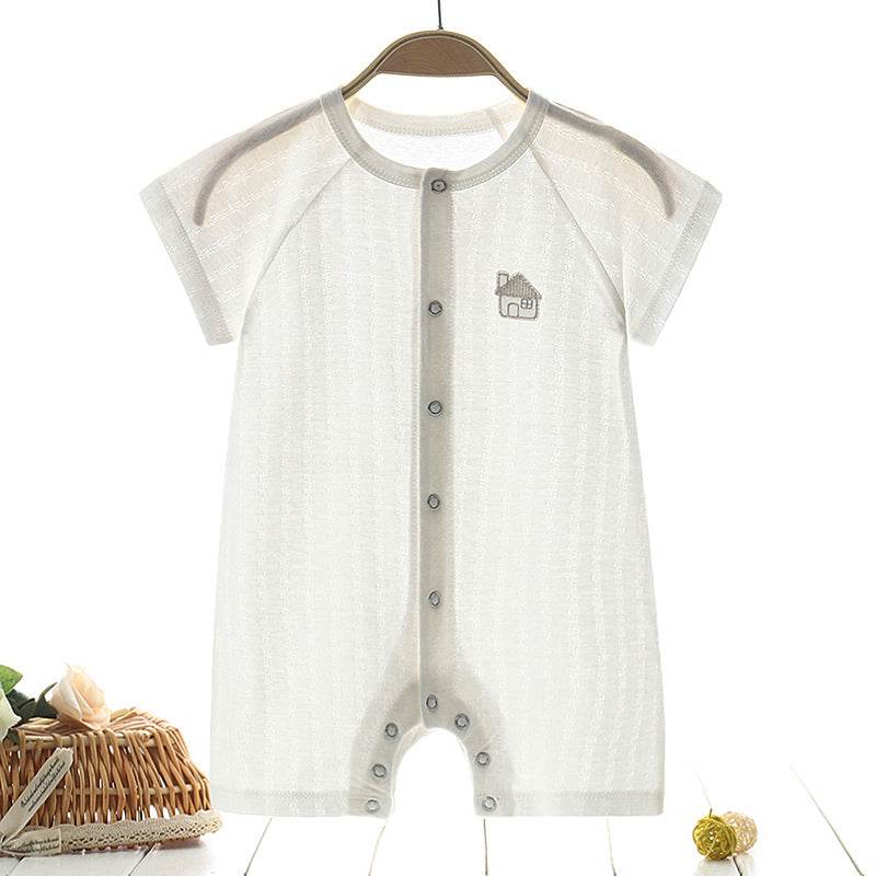 Comfortable Baby's One-Piece Summer Clothes | Pure Cotton Infant Pajamas - Mubimart