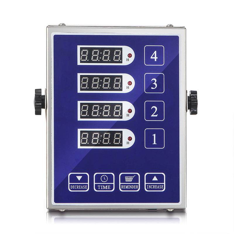 Commercial Stainless Steel Kitchen Zero Error Four-channel Timer - Mubimart