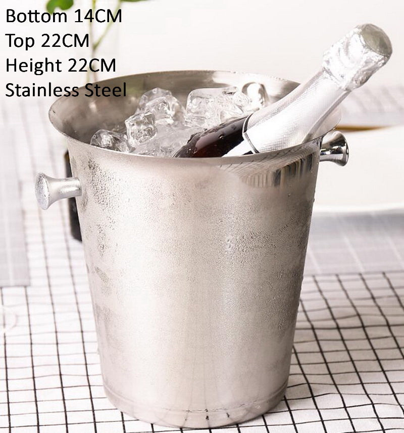 Commercial use of stainless steel ice bucket - Mubimart -  