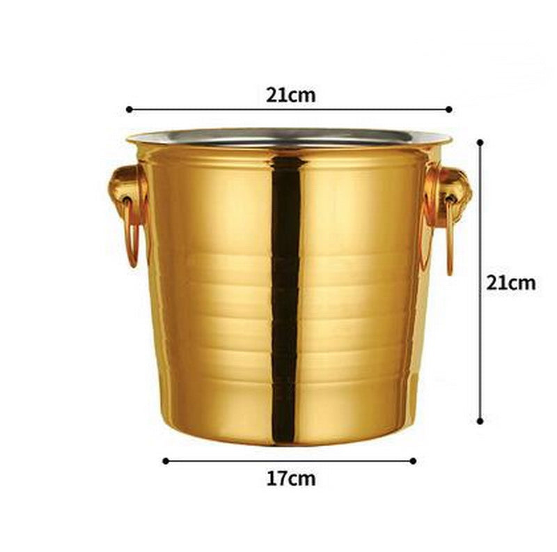 Commercial use of stainless steel ice bucket - Mubimart -  