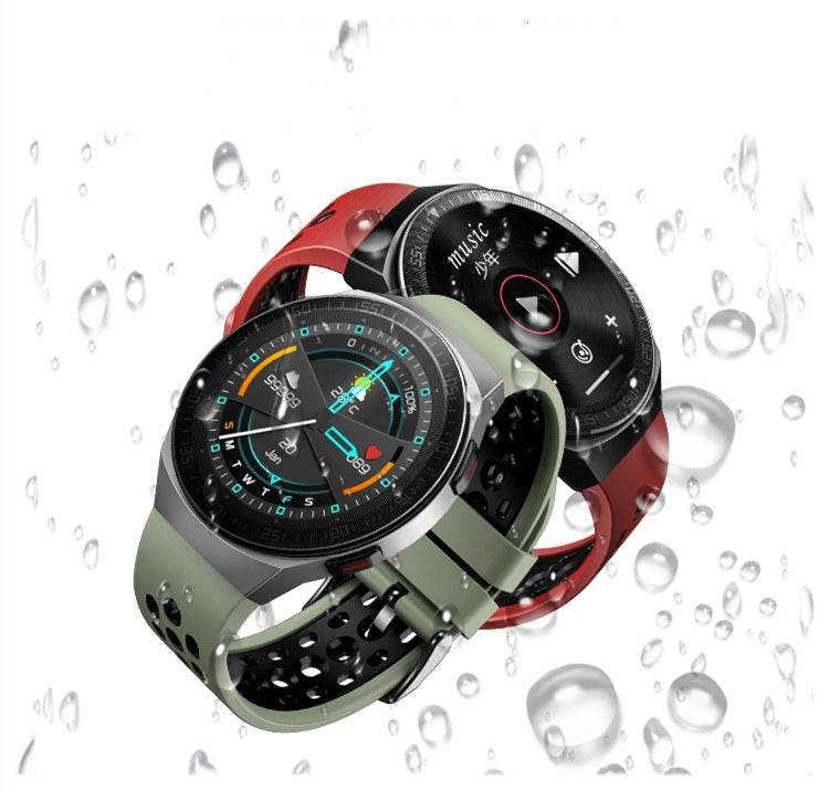 Compatible with Apple, MT3 Bluetooth Full Touch Screen Smart Watch Music Player Clock Fitness Tracker for IOS Android Phone - Mubimart