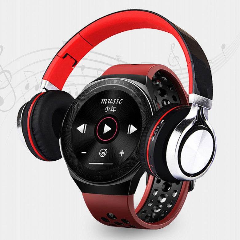 Compatible with Apple, MT3 Bluetooth Full Touch Screen Smart Watch Music Player Clock Fitness Tracker for IOS Android Phone - Mubimart