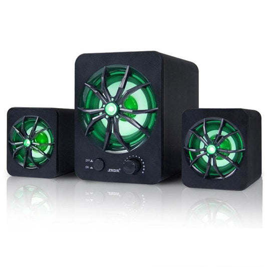 Computer Audio Glowing Colorful Light Mini Phone Speaker - Mubimart