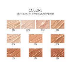 Concealer Staying Face Foundation - Mubimart -  