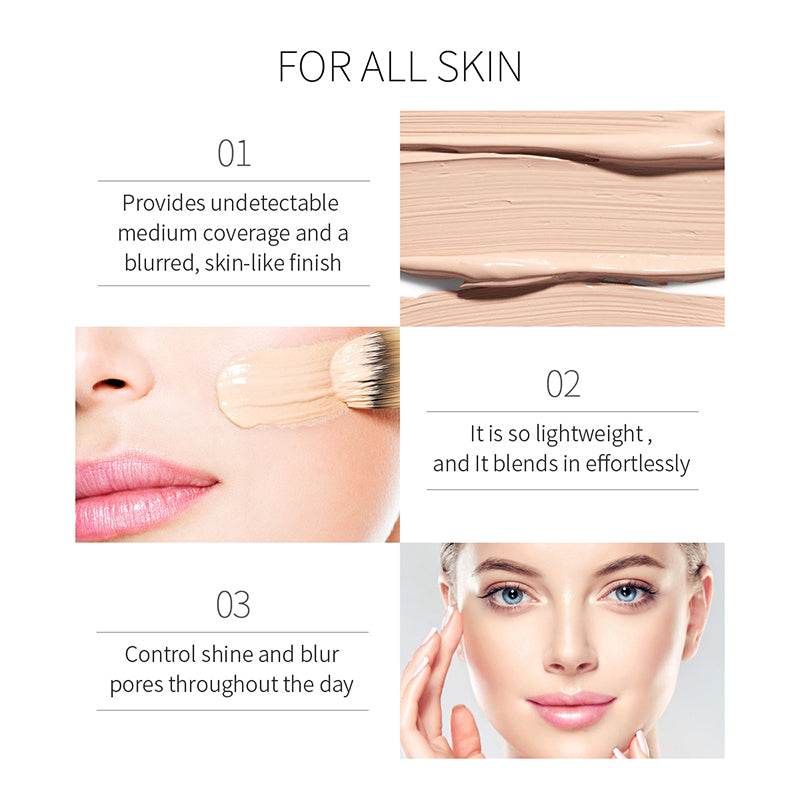 Concealer Staying Face Foundation - Mubimart