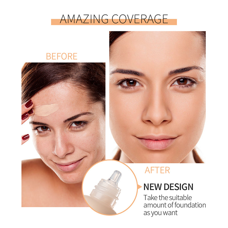 Concealer Staying Face Foundation - Mubimart -  