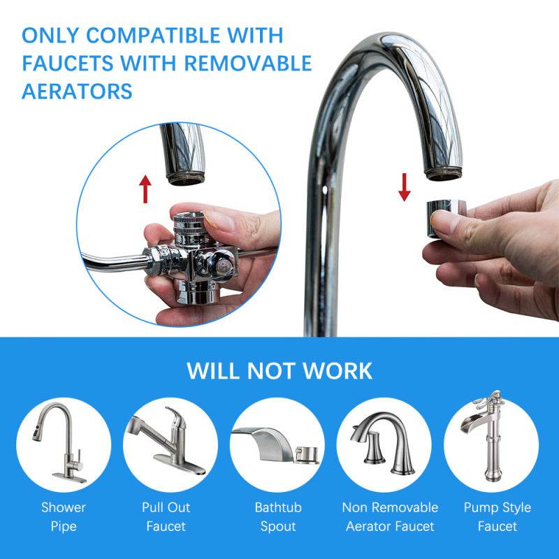 Connected Faucet Eyewash Basin Faucets Wall Mounted Eye Wash Station Emergency Sink Attachment Mount Flush Shower Double Mouth - Mubimart