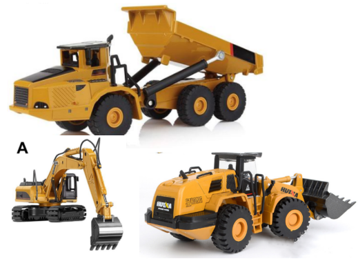 Construction Vehicles Toy Model - Mubimart -  