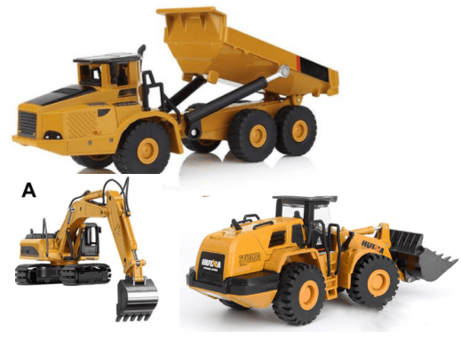 Construction Vehicles Toy Model - Mubimart
