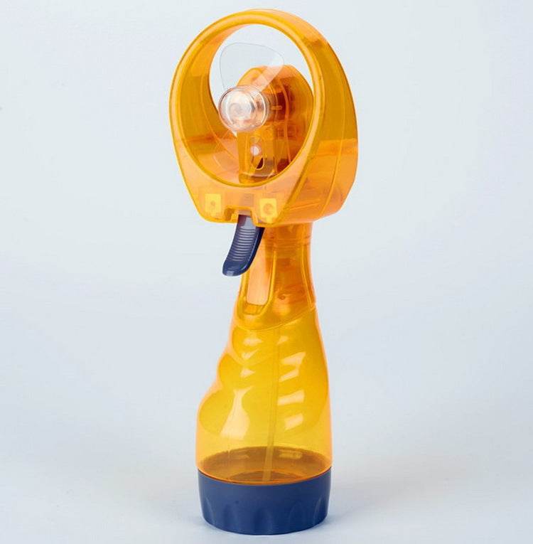 Convenient Hand-operated Humidification Mini Spray Fan Water Fan Spray Portable Mist Fan Mini Handheld - Mubimart