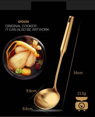 Cooking Spatula Colander Full Set - Mubimart