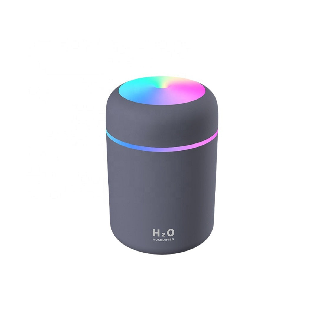 Cool Mist Humidifier, 300ml Mini Portable Humidifier With Multicolor LED Night Light, 2 Mist Mode And Auto Shut-Off, Personal Desktop Aroma Diffuser For Home Office - Mubimart - Mist Humidifiers 