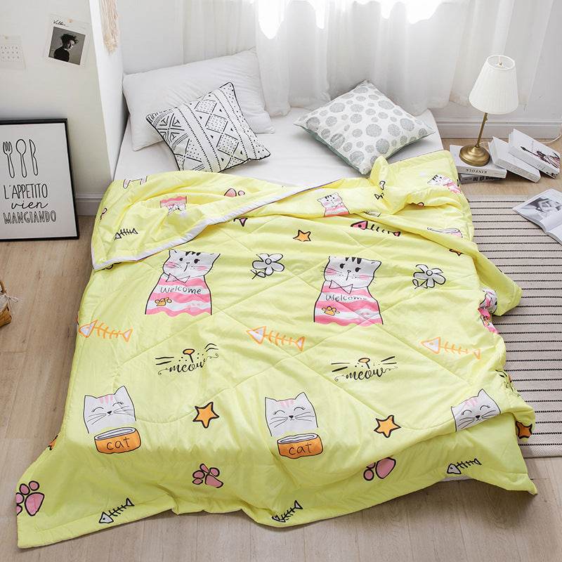 Cool Quilt Air Conditioner Quilted Summer Cotton Quilt - Mubimart