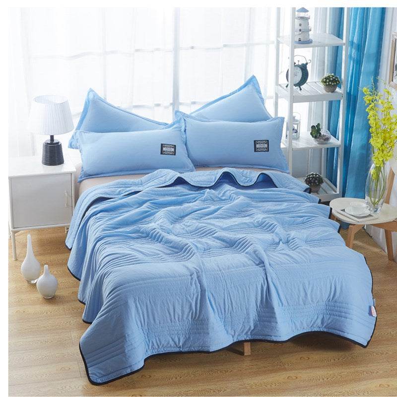 Cooling Blankets Pure Color Summer Quilt Plain Summer Cool Quilt Compressible Air-conditioning Quilt Quilt Blanket - Mubimart