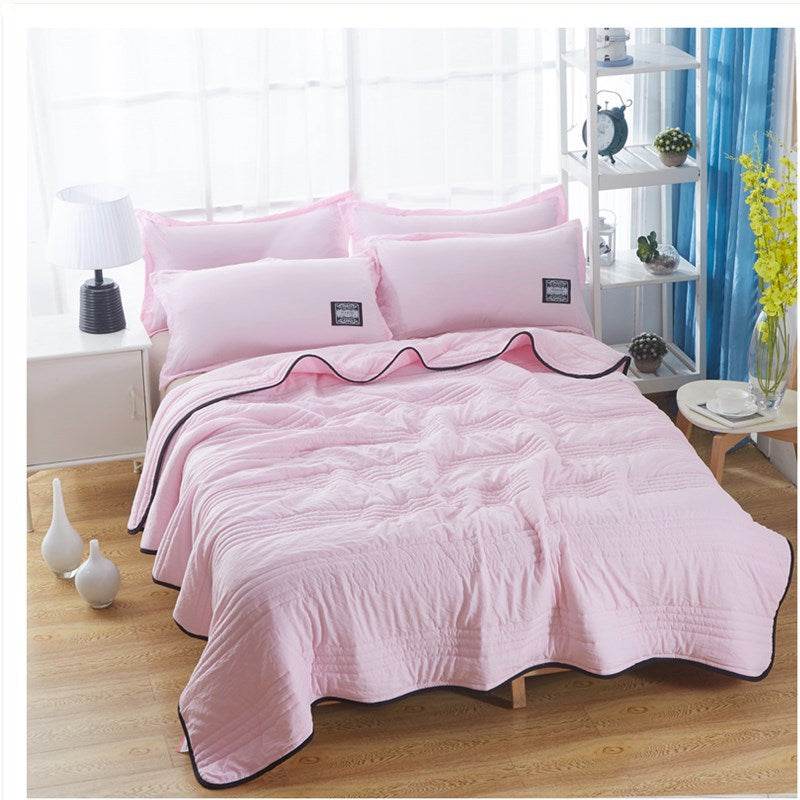 Cooling Blankets Pure Color Summer Quilt Plain Summer Cool Quilt Compressible Air-conditioning Quilt Quilt Blanket - Mubimart