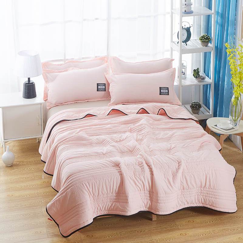Cooling Blankets Pure Color Summer Quilt Plain Summer Cool Quilt Compressible Air-conditioning Quilt Quilt Blanket - Mubimart