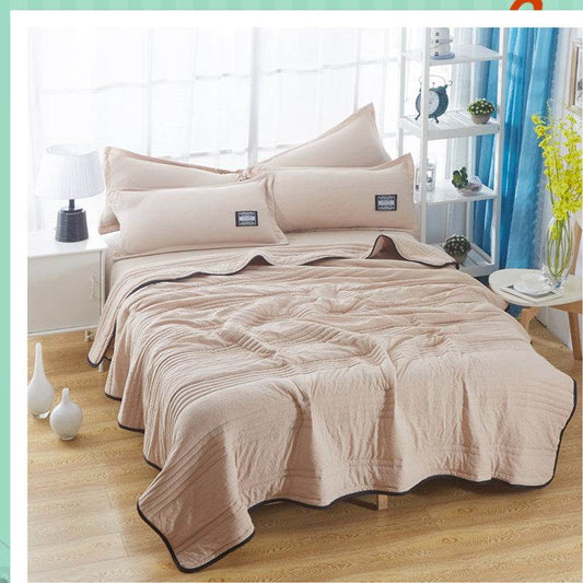 Cooling Blankets Pure Color Summer Quilt Plain Summer Cool Quilt Compressible Air-conditioning Quilt Quilt Blanket - Mubimart