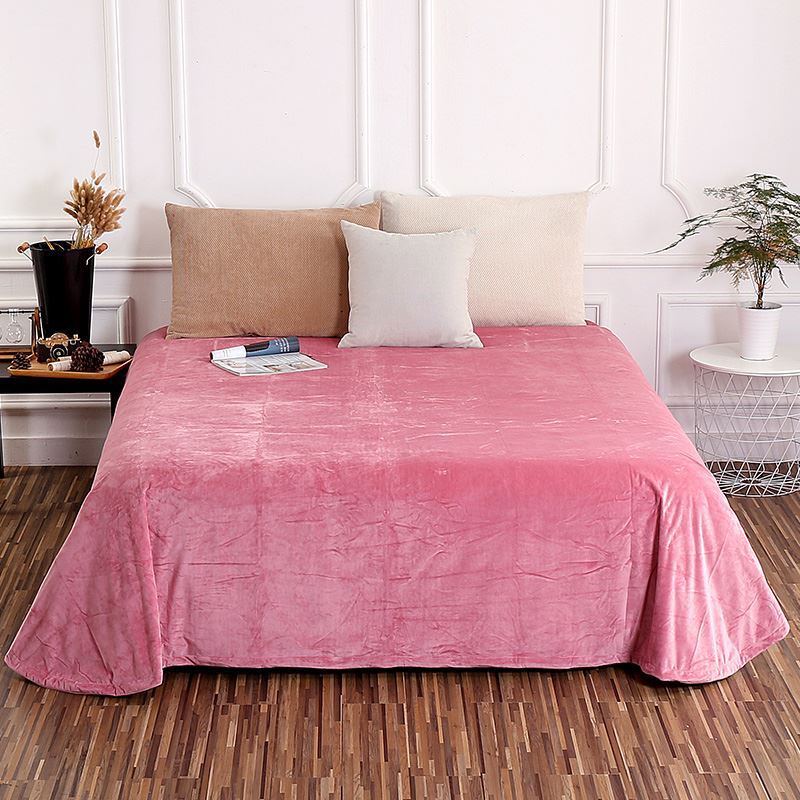 Coral flannel quilts - Mubimart -  