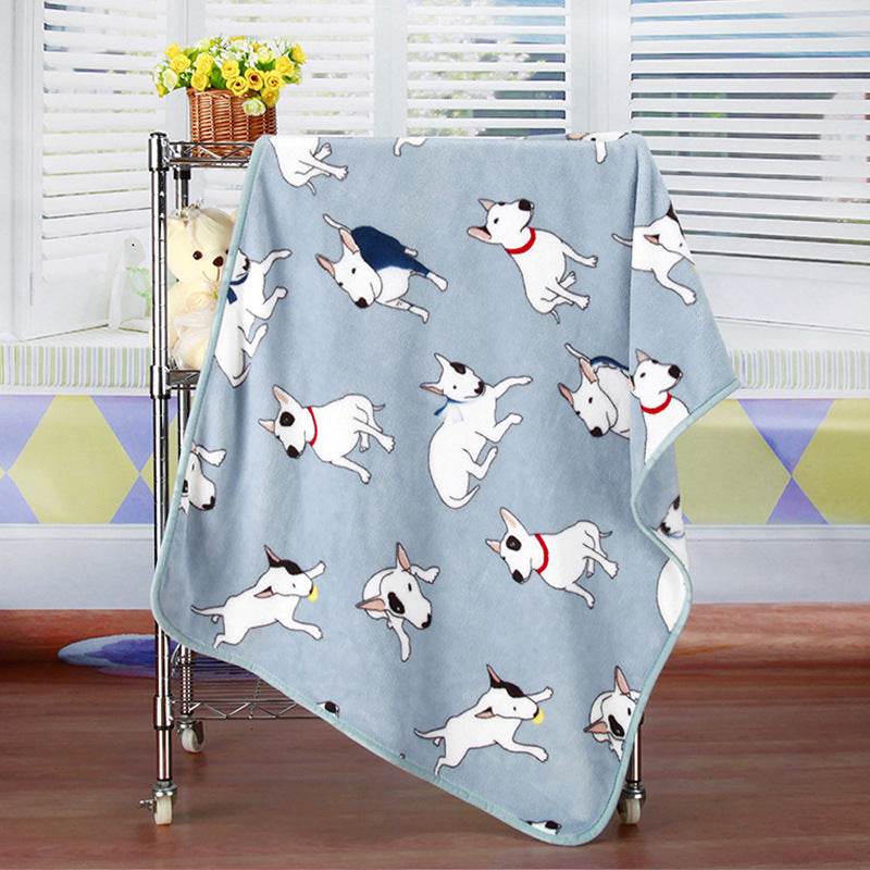 Coral fleece blanket flannel baby blanket cartoon blanket car office knee blanket car inner blanket - Mubimart