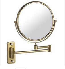 Cosmetic Mirror Wall Mounted Double Side Adjustable, Rotating Function Mirror - Mubimart -  