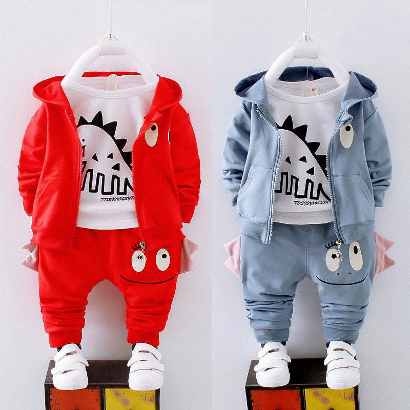 Cotton Children's Clothing Boys Autumn Clothing Summer Spring Clothing Boys - Mubimart - Clothing Set 