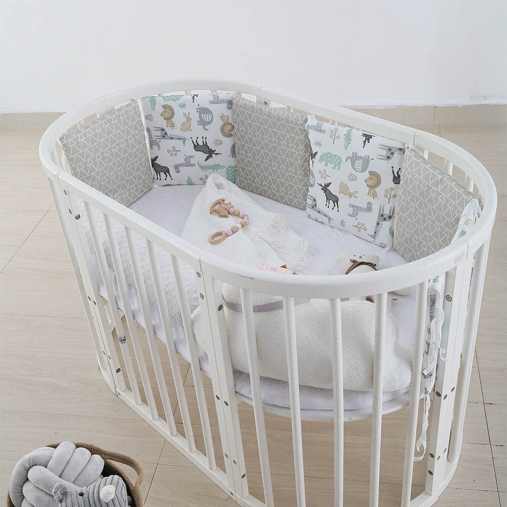 Cotton Crib Bed Circumference Baby Anti-collision Kit - Mubimart