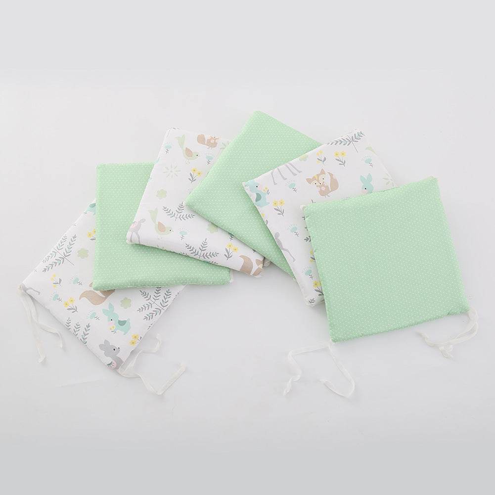 Cotton Crib Bed Circumference Baby Anti-collision Kit - Mubimart