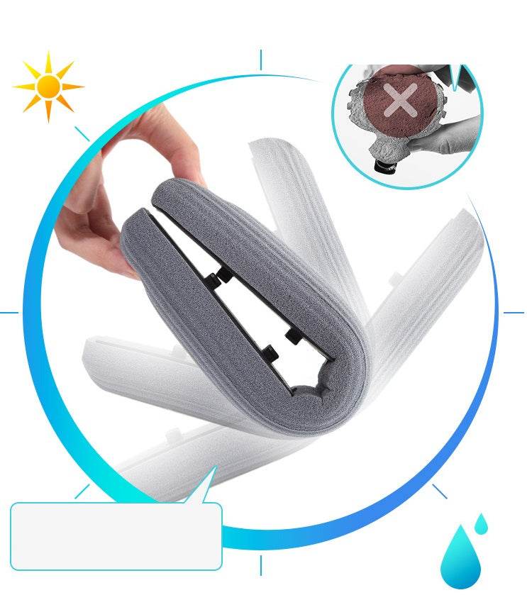 Cotton Mop Self-squeezing Lazy Floor Is Easy To Clean - Mubimart