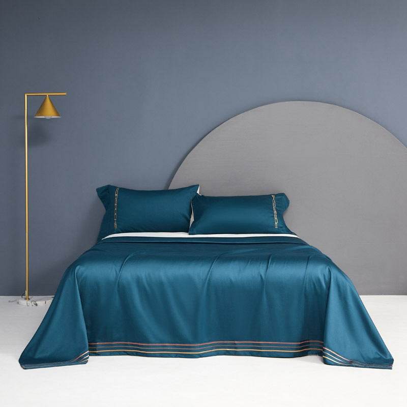 Cotton Single Bed Sheet Pillowcase Three Piece Set - Mubimart