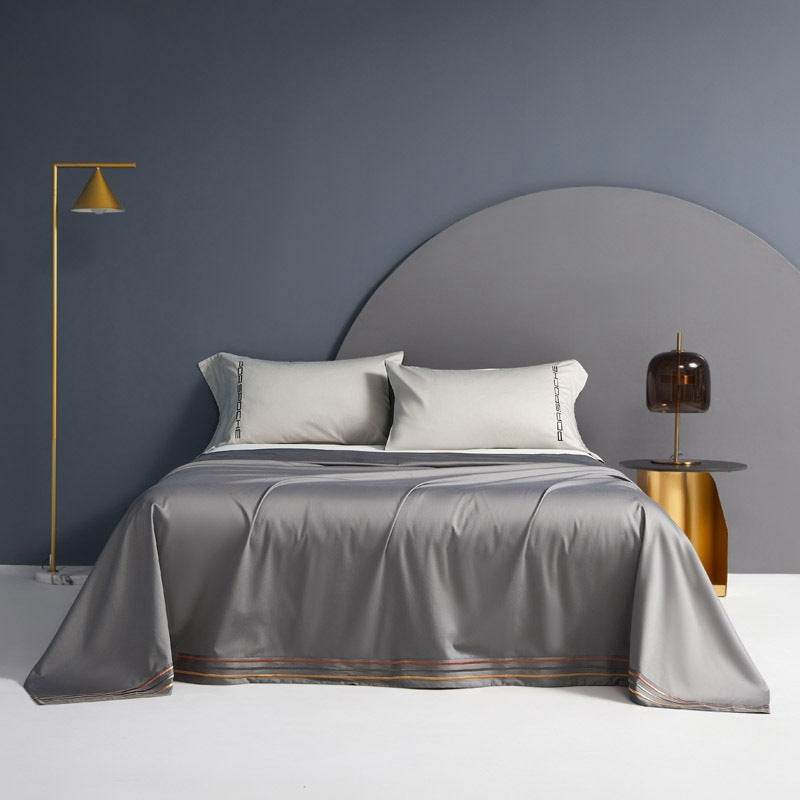 Cotton Single Bed Sheet Pillowcase Three Piece Set - Mubimart