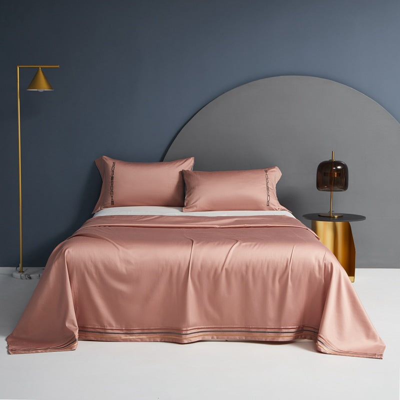 Cotton Single Bed Sheet Pillowcase Three Piece Set - Mubimart -  