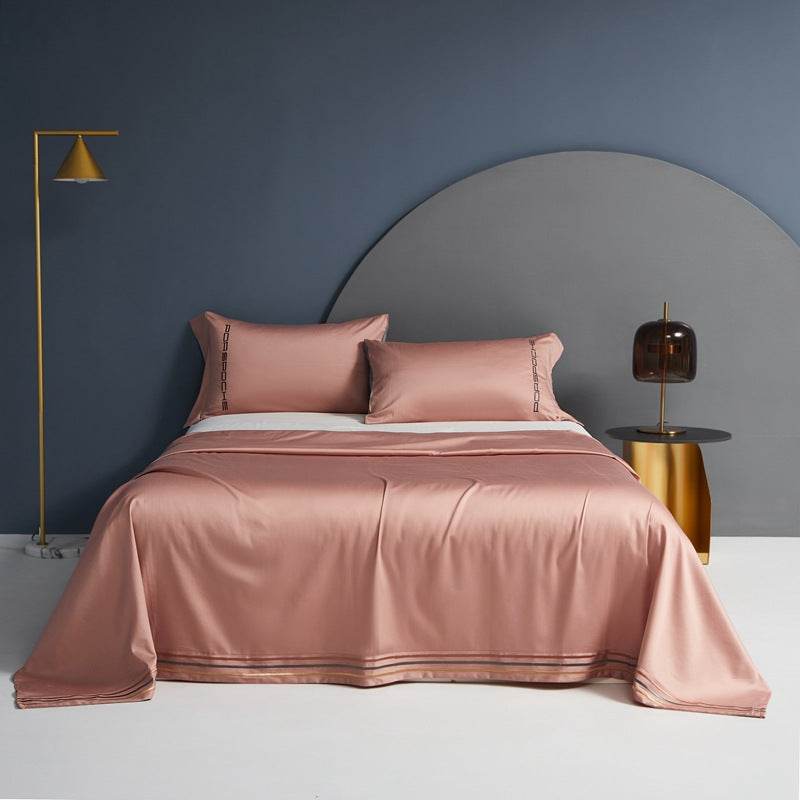 Cotton Single Bed Sheet Pillowcase Three Piece Set - Mubimart